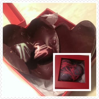 The Turtle Restaurant - Dark chocolate hollow heart with chocolate truffle hearts inside! - Comfort Food Near Me - Brownwood, Texas