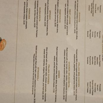 Giannos Of High Point - Menu - Pizza Near Me - High Point, North Carolina