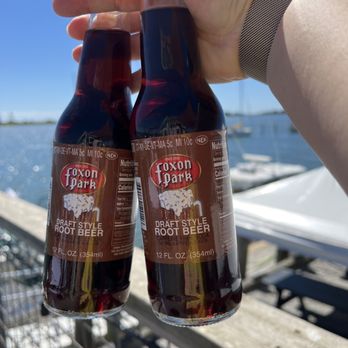 Shanks Waterfront Dining - My favorite! Foxon rootbeer - New American Near Me - Clinton, Connecticut