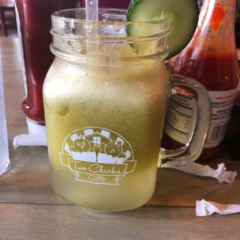 Two Chicks Cafe - Refuel Juice- Fresh cucumber, carrot, apple, ginger and lime. - Breakfast & Brunch Near Me - New Orleans, Louisiana