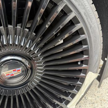 Curbrashed - After Cadillac Wheel repaired by CURBRASHED - Wheel & Rim Repair Near Me