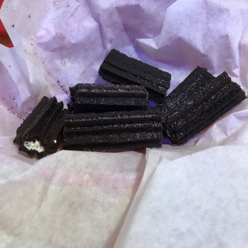 Fuzzy's Taco Shop - Oreo Churro tasted like a deep fried Oreo cookie with marshmallow filling. I would recommend trying them out - Breakfast & Brunch Near Me - Stillwater, Oklahoma Fuzzy's Taco Shop - Oreo Churro tasted like a deep fried Oreo cookie with marshmallow filling. I would recommend trying them out - Breakfast & Brunch Near Me - Stillwater, Oklahoma