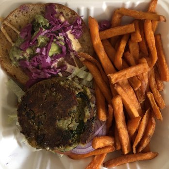 Burger Club - Farmer's Market Burger, Sweet Potato Fries - Burgers Near Me - Astoria, New York