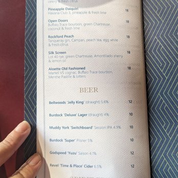 Aloette - Alcohol menu - French Near Me - Toronto, Ontario