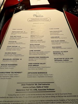 Menu photo 7 The Bocuse Restaurant Hyde Park, NY