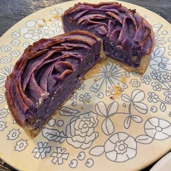 Aroma Craft Coffee - Purple Ube Tart - served warm on shortbread crust! - Coffee Roasteries Near Me - Walnut, California Aroma Craft Coffee - Purple Ube Tart - served warm on shortbread crust! - Coffee Roasteries Near Me - Walnut, California