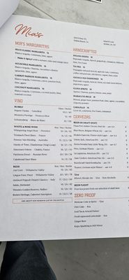Menu photo 8 Mia’s Solana Beach, CA