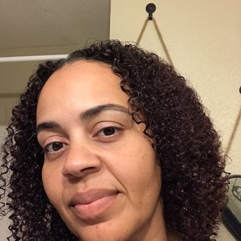Straight Up Curls - Dried hair with just a dime size amount of cream. - Hair Salons Near Me - Citrus Heights, California Straight Up Curls - Dried hair with just a dime size amount of cream. - Hair Salons Near Me - Citrus Heights, California
