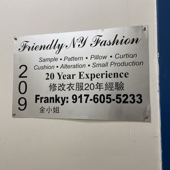 Friendly NY Fashion - Sewing & Alterations Near Me - New York, New York Friendly NY Fashion - Sewing & Alterations Near Me - New York, New York