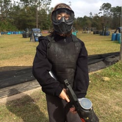 La Xtreme Paintball - My boy ready for action!