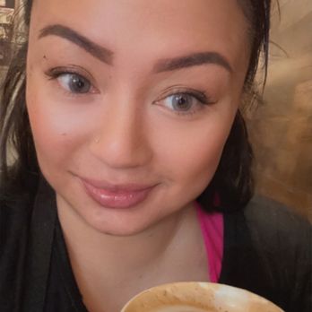 Barefoot Coffee Campbell - Selfie with pumpkin spice latte - Coffee & Tea Near Me - Campbell, California