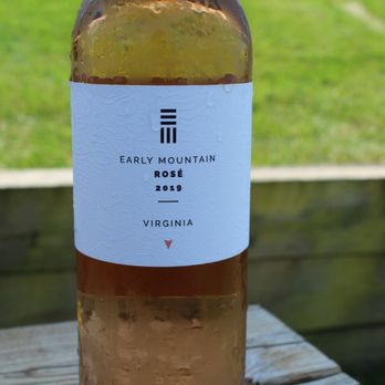 Early Mountain Vineyards - 2019 Rosé - Wineries Near Me - Madison, Virginia