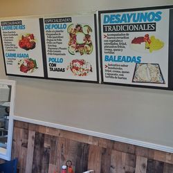 El Sazon Latino - Menu Board 1