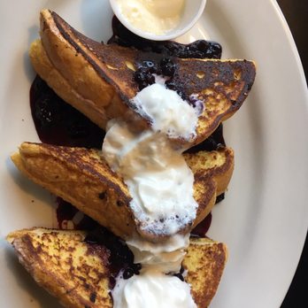 Chris' Cafe - Daily special- cream cheese stuffed french toast with blueberry compote - Cafes Near Me - Clearfield, Utah Chris' Cafe - Daily special- cream cheese stuffed french toast with blueberry compote - Cafes Near Me - Clearfield, Utah