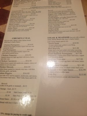 Menu photo 2 Pronto Joey's Syracuse, NY