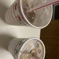 In-N-Out Burger - Sweet tea & Chocolate Shake