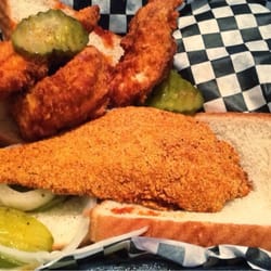 Hot Stuff Spicy Chicken and Fish - Mild Chicken tenders and Catfish