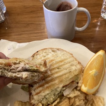 Once Upon A Thyme - Tea and the Turkey/artichoke panini - Cafes Near Me - Chehalis, Washington Once Upon A Thyme - Tea and the Turkey/artichoke panini - Cafes Near Me - Chehalis, Washington