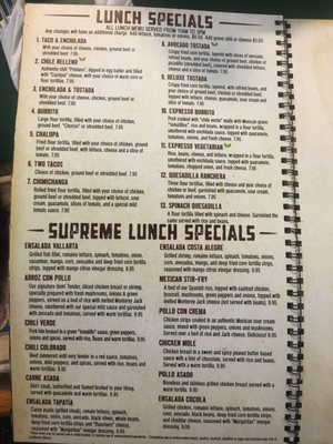 Menu photo 1 Margaritas Sidney, NE
