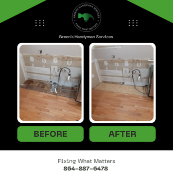 Green's Handyman Services - water damaged sub-floor repair - Handyman Near Me