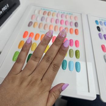 Tiktok Lounge - Before - gel mani so grown out but lasted me a month with no chips! - Nail Salons Near Me - Milpitas, California
