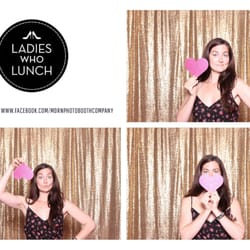 MDRN Photobooth - Photos are displayed on a branded template which is printed on site on professional quality paper. Great for corporate events!
