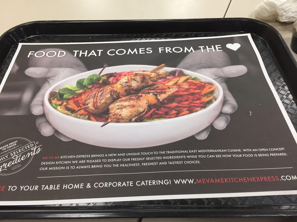 Me Va Me Kitchen Express Mediterranean 600 University Avenue