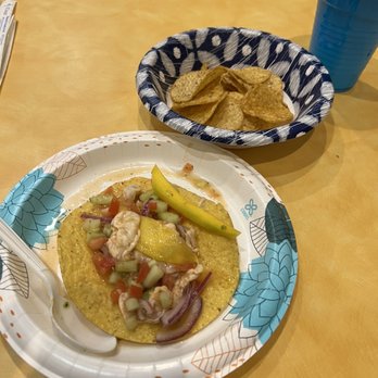 Mariscos San Vicente - Tostada de Ceviche @work - Seafood Near Me - Los Angeles, California Mariscos San Vicente - Tostada de Ceviche @work - Seafood Near Me - Los Angeles, California