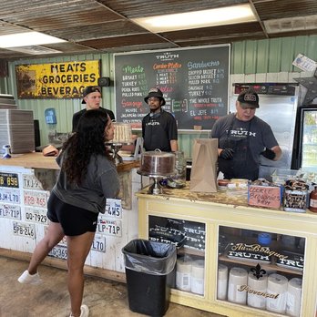 Truth BBQ - Ordering 1 customer at a time - Barbeque Near Me - Brenham, Texas Truth BBQ - Ordering 1 customer at a time - Barbeque Near Me - Brenham, Texas