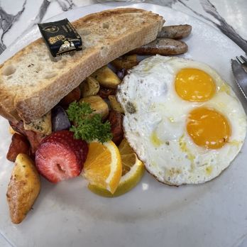 Sweet Maple - Two Eggs with Housemade Sausage Weekday Breakfast - American Near Me - San Francisco, California