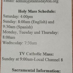 St Ann's Roman Catholic Church - Service & Contact Info as of 12 February 2025