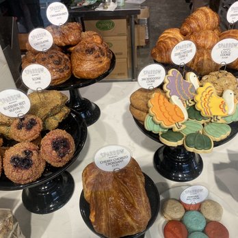 The Sparrow Bakery - 2. Chocolatine 3. Croissant 8. Marion Berry Scone 6. Chorizo Cherry Jam Croissant - Bakeries Near Me - Portland, Oregon The Sparrow Bakery - 2. Chocolatine 3. Croissant 8. Marion Berry Scone 6. Chorizo Cherry Jam Croissant - Bakeries Near Me - Portland, Oregon