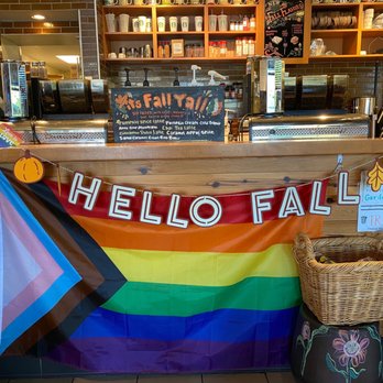Starbucks - a bar with a rainbow flag hanging from it - Coffee & Tea Near Me - Richmond, Virginia Starbucks - a bar with a rainbow flag hanging from it - Coffee & Tea Near Me - Richmond, Virginia