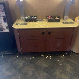 The theater is filthy