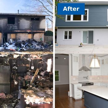 Jenkins Restorations - before and after photos of a house fire - General Contractors Near Me - Rockville, Maryland Jenkins Restorations - before and after photos of a house fire - General Contractors Near Me - Rockville, Maryland