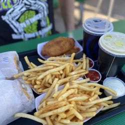Hamburger Haus - Hamburger and fries combos plus some fish!