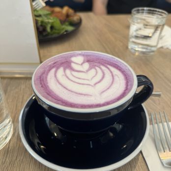 Karkumi Cafe - Ube Latte - Cafes Near Me - Scarborough, Ontario
