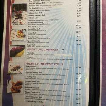 Pacific Spice - Menu - Sushi Bars Near Me - Acworth, Georgia