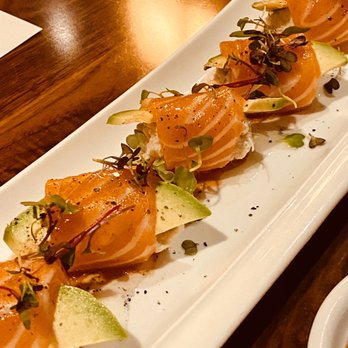 Crazy Rock'N Sushi - SALMON BLUE CRAB - Sushi Bars Near Me - Glendale, California Crazy Rock'N Sushi - SALMON BLUE CRAB - Sushi Bars Near Me - Glendale, California