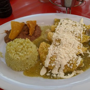 Tacos Rigo - Chicken enchiladas with green sauce - Mexican Near Me - Cancún, ROO Tacos Rigo - Chicken enchiladas with green sauce - Mexican Near Me - Cancún, ROO