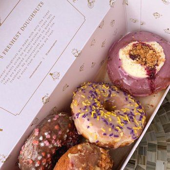 Sidecar Doughnuts & Coffee - New February 2020 Monthly Flavors: Valentine's Cake, Butterscotch Crunch, Sprinkled Mamba, Blueberries & Champagne - Donuts Near Me - Costa Mesa, California Sidecar Doughnuts & Coffee - New February 2020 Monthly Flavors: Valentine's Cake, Butterscotch Crunch, Sprinkled Mamba, Blueberries & Champagne - Donuts Near Me - Costa Mesa, California