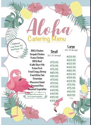Menu photo 5 Aloha Express Visalia, CA