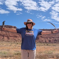 Vermilion Cliffs National Monument - We got to touch California Condor feathers! They're huge! This was part of the 2025 California Condor release event.