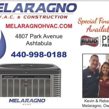 Melaragno HVAC & Construction - Heating & Air Conditioning/HVAC Near Me - Ashtabula, Ohio