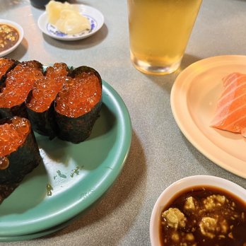 Sushi Ichiban - Left ikura right salmon - Sushi Bars Near Me - Portland, Oregon Sushi Ichiban - Left ikura right salmon - Sushi Bars Near Me - Portland, Oregon