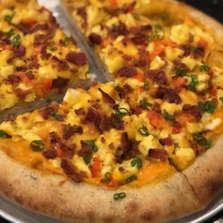 Anthony's Kitchen - Breakfast pizza special available on Saturday and Sunday more by Chef Lina