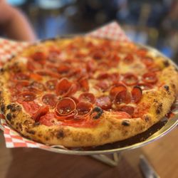 Vulcania - Pepperoni pizza, $34