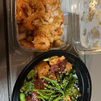 Poke Fix Hawaii - #1 and garlic shrimp - Sushi Bars Near Me - Honolulu, Hawaii
