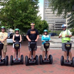 Moving Sidewalk Tours - Photo op downtown