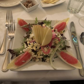 Le Troquet - Endive salad with grapefruit, walnuts, blue cheese. - French Near Me - Albuquerque, New Mexico